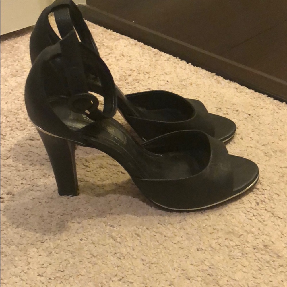 White House black market ankle strap heels